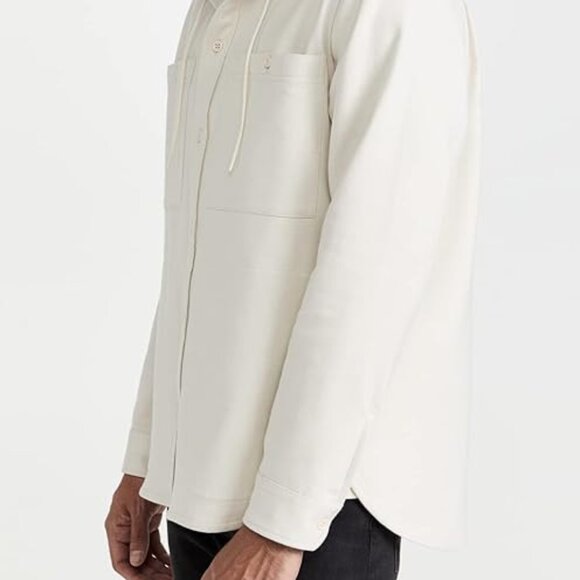 New VINCE hooded twill jacket with tags - Cream - XXL - Picture 5 of 6